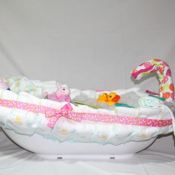 Baby Bath Novelty Nappy Cake